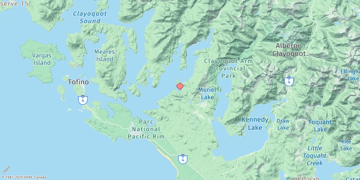 Map of Kennedy Cove