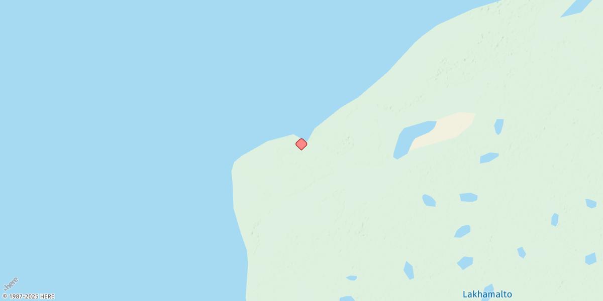 Map of Mys Ragozina