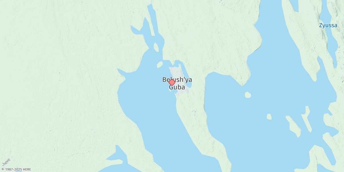 Map of Guba Beiushya