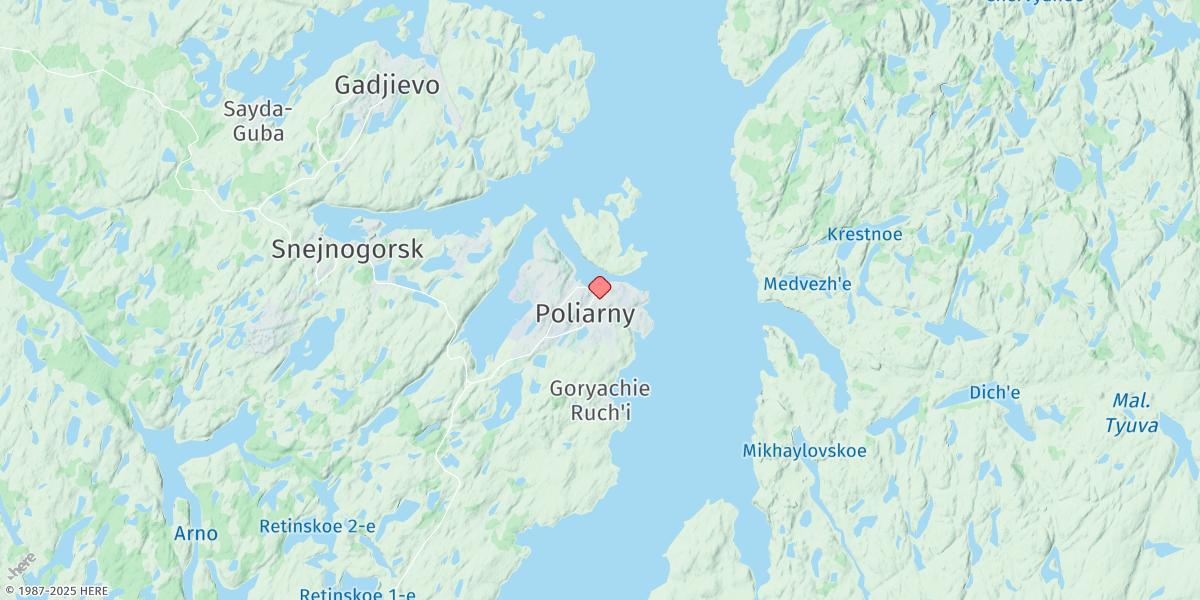 Map of Ostrov Yekaterininskiy