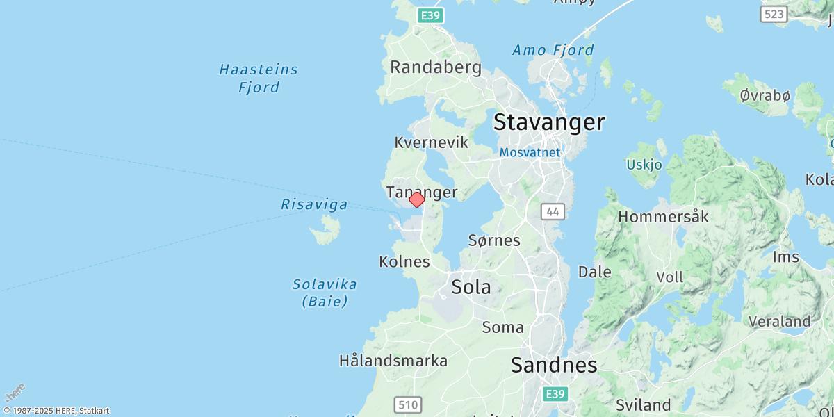 Map of Risavika
