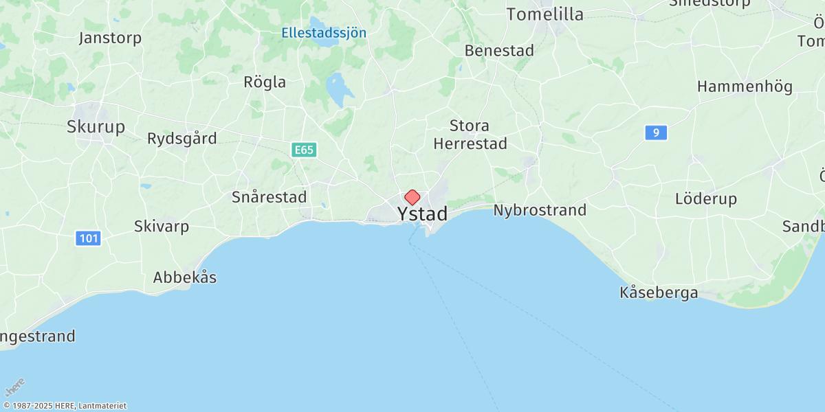 Map of Ystadt