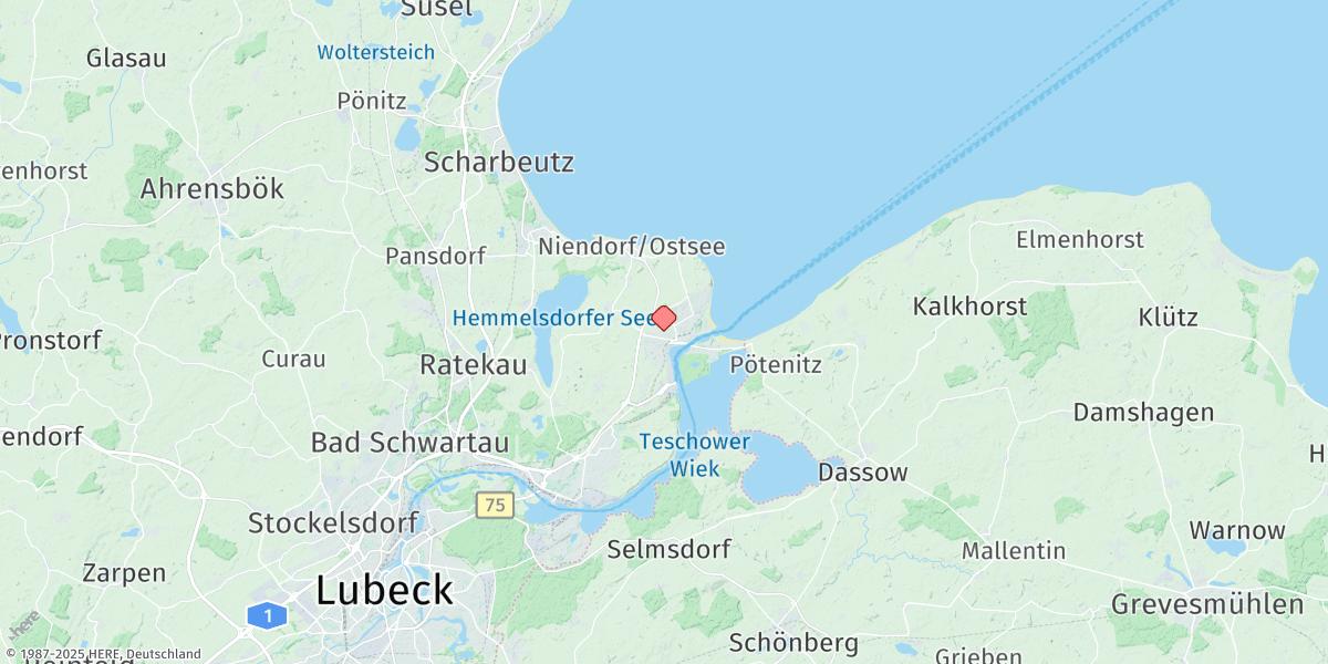 Map of Travemunde
