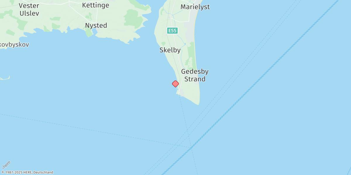 Map of Gedser