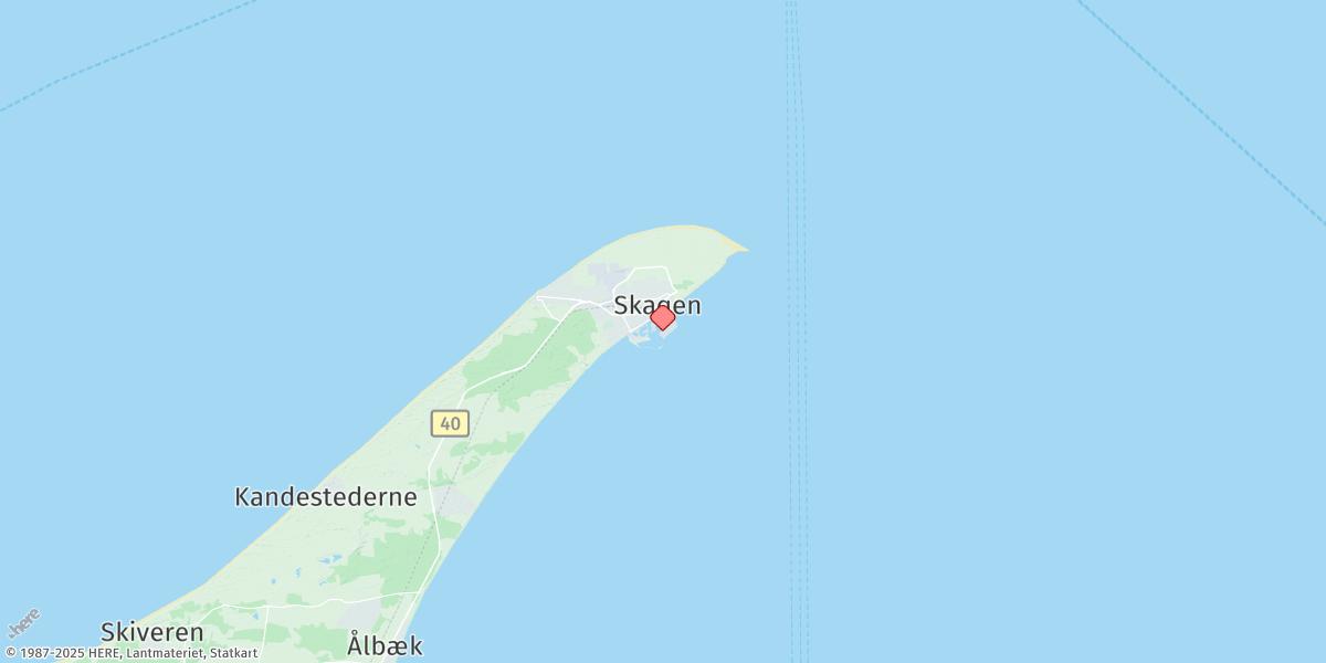 Map of Skagen