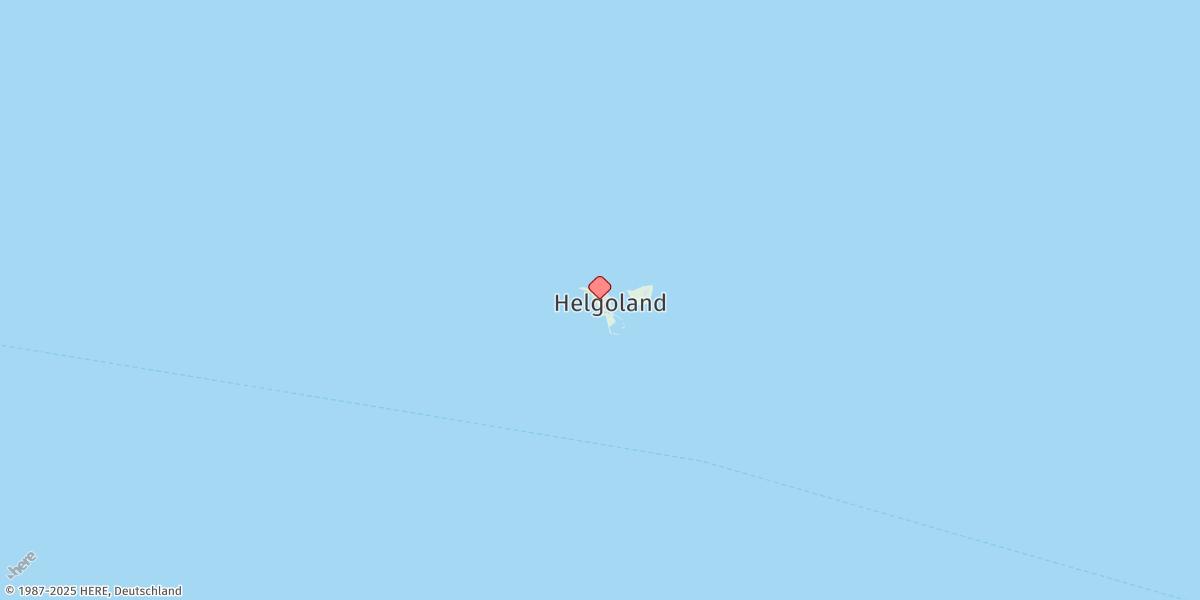 Map of Helgoland