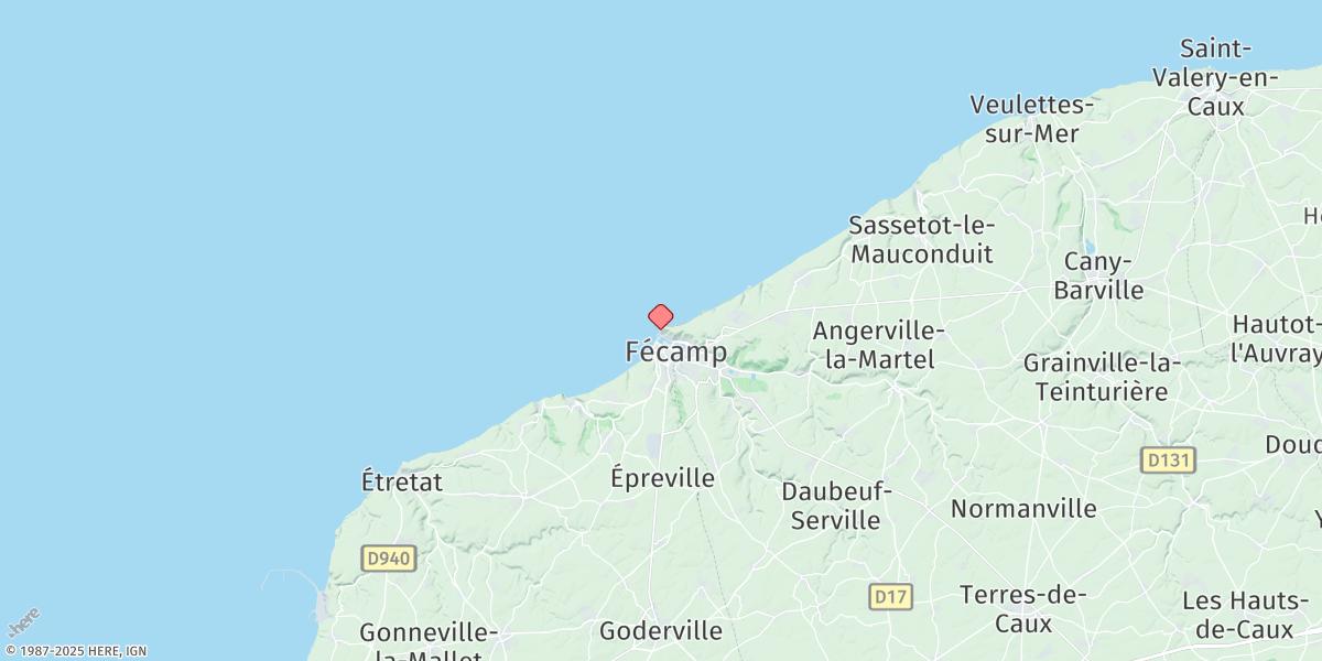 Map of Fecamp