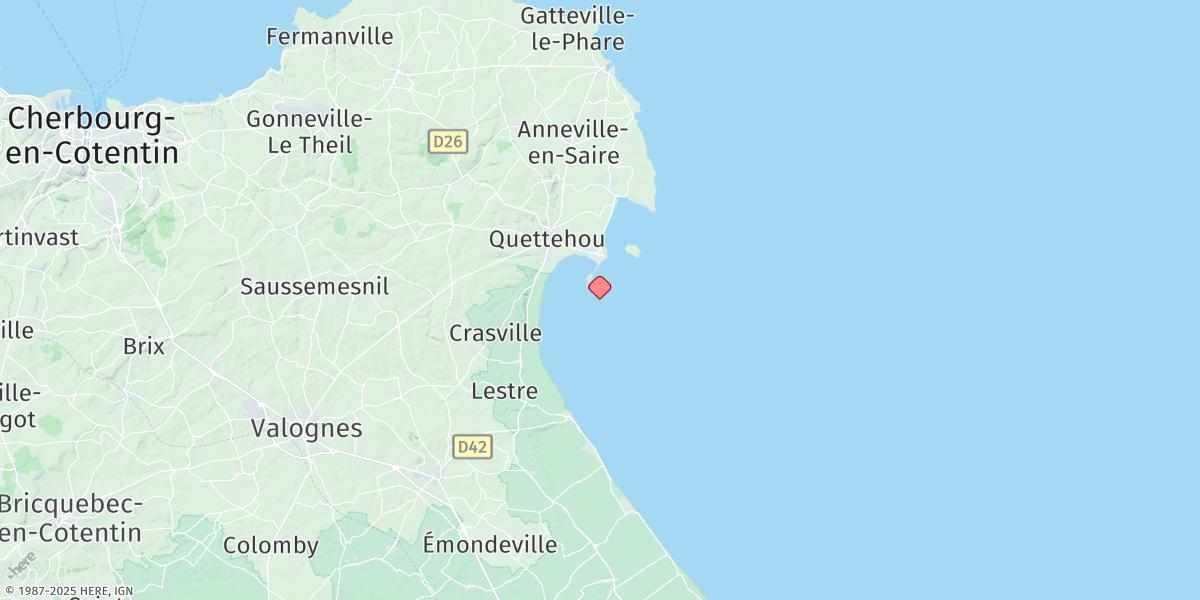 Map of St. Vaast-la-hougue