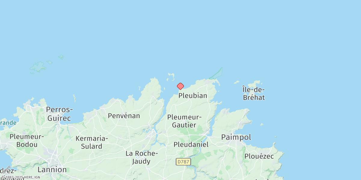 Map of Port Beni
