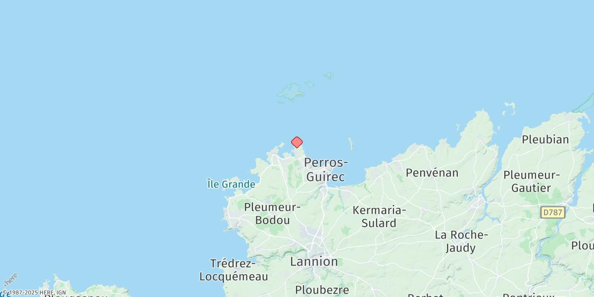 Map of Ploumanac'H