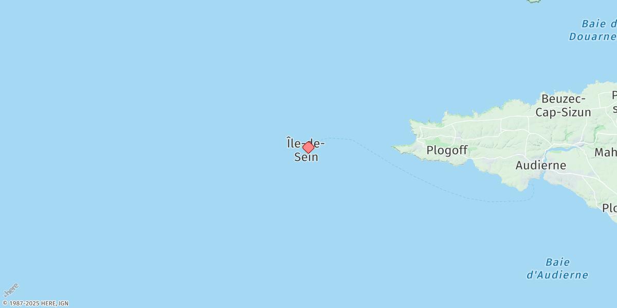 Map of Ile De Sein