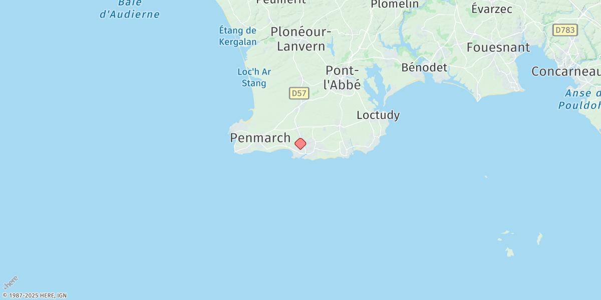 Map of Le Guilvinec