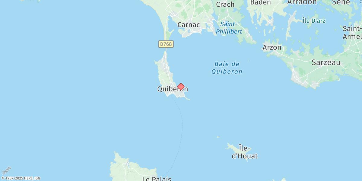 Map of Port Haliguen