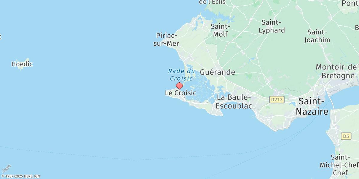 Map of Le Croisic