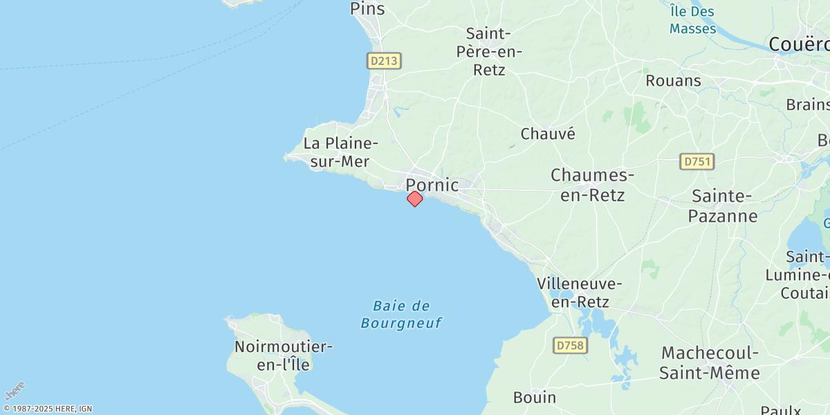 Map of Pornic