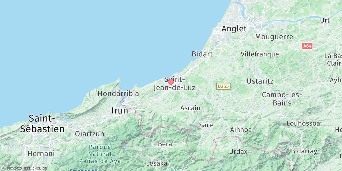 Map of Socoa