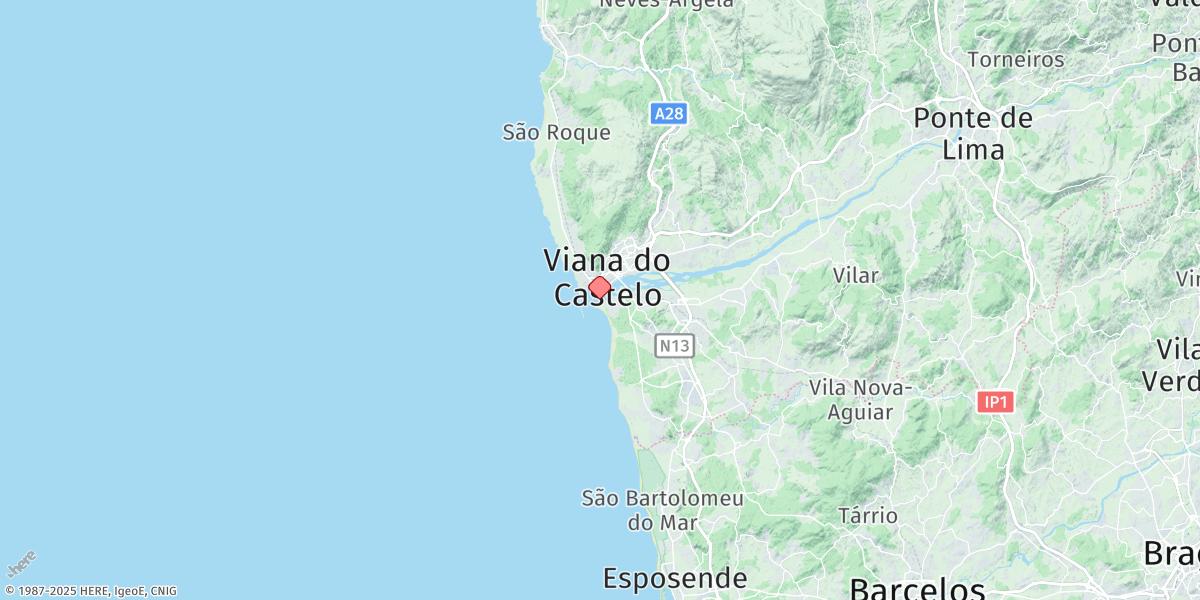 Map of Viana Do Castelo