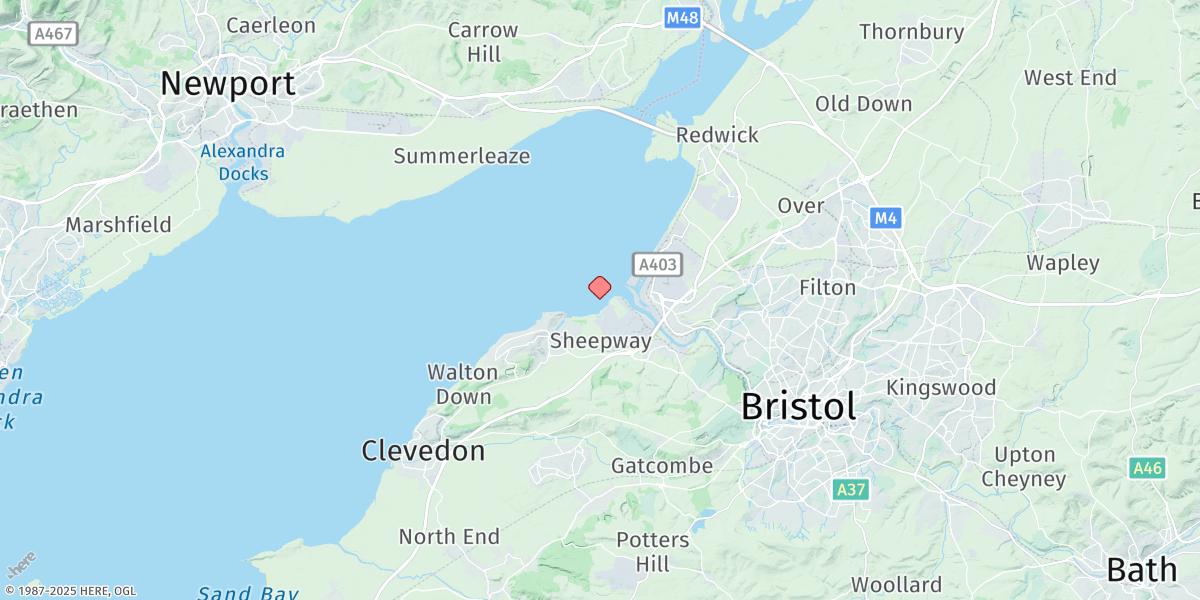 Map of Port Of Bristol (Avonmouth)