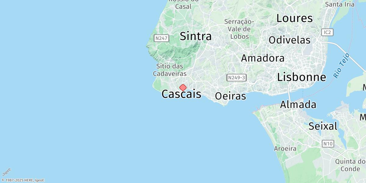 Map of Cascais