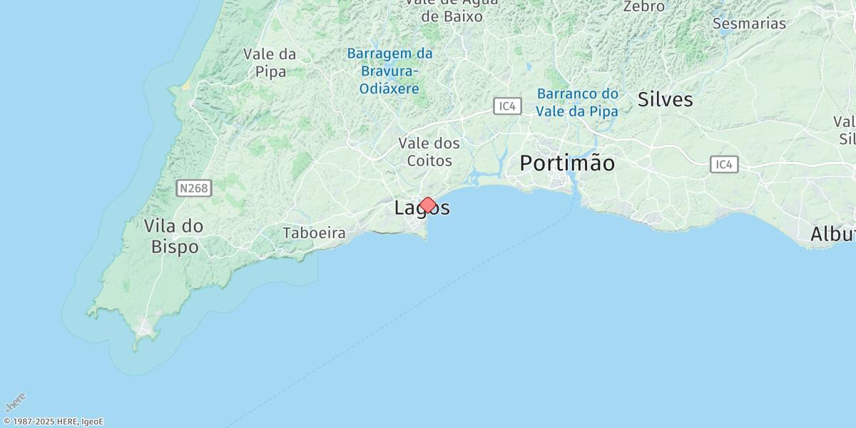 Map of Lagos