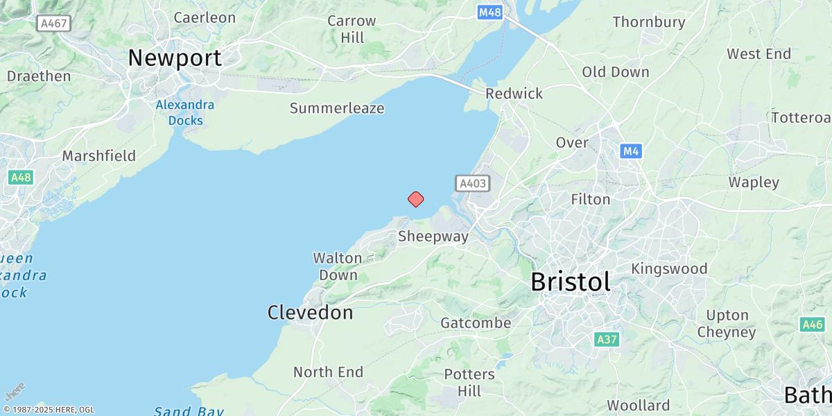 Map of Portishead