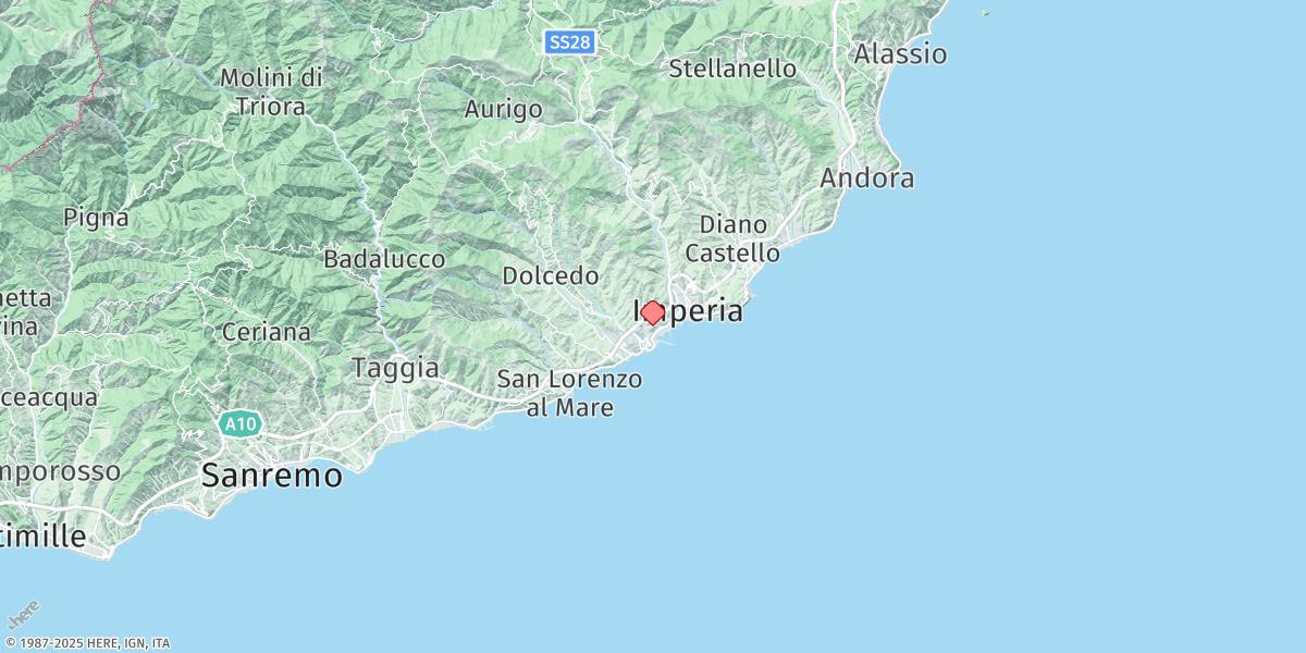 Map of Imperia
