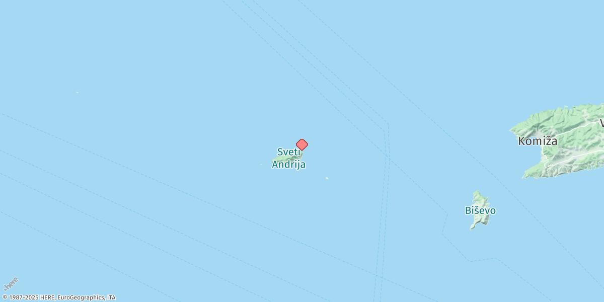 Map of Otok Svetac