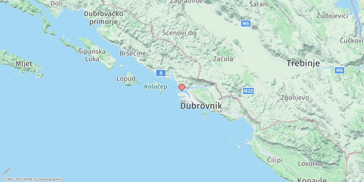 Map of Dubrovnik (Luka Gruz)