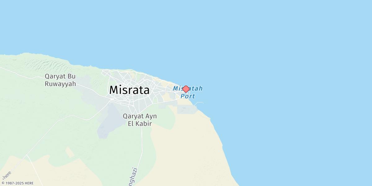 Map of Misratah