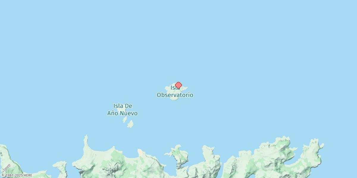Map of Isla Observatorio