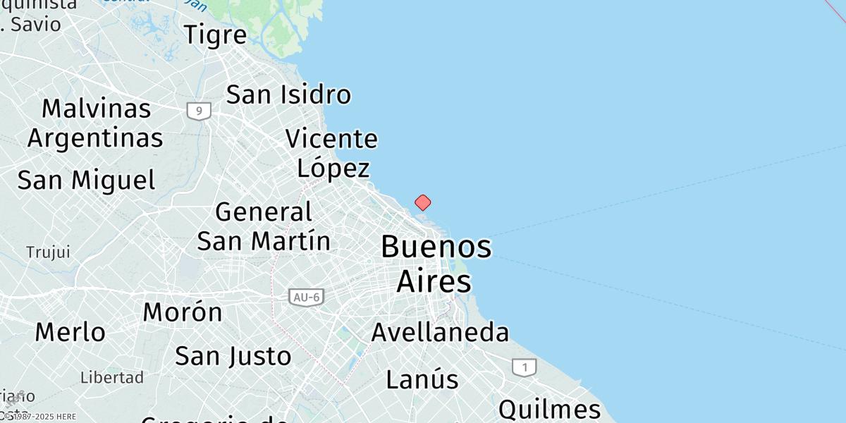Map of Buenos Aires