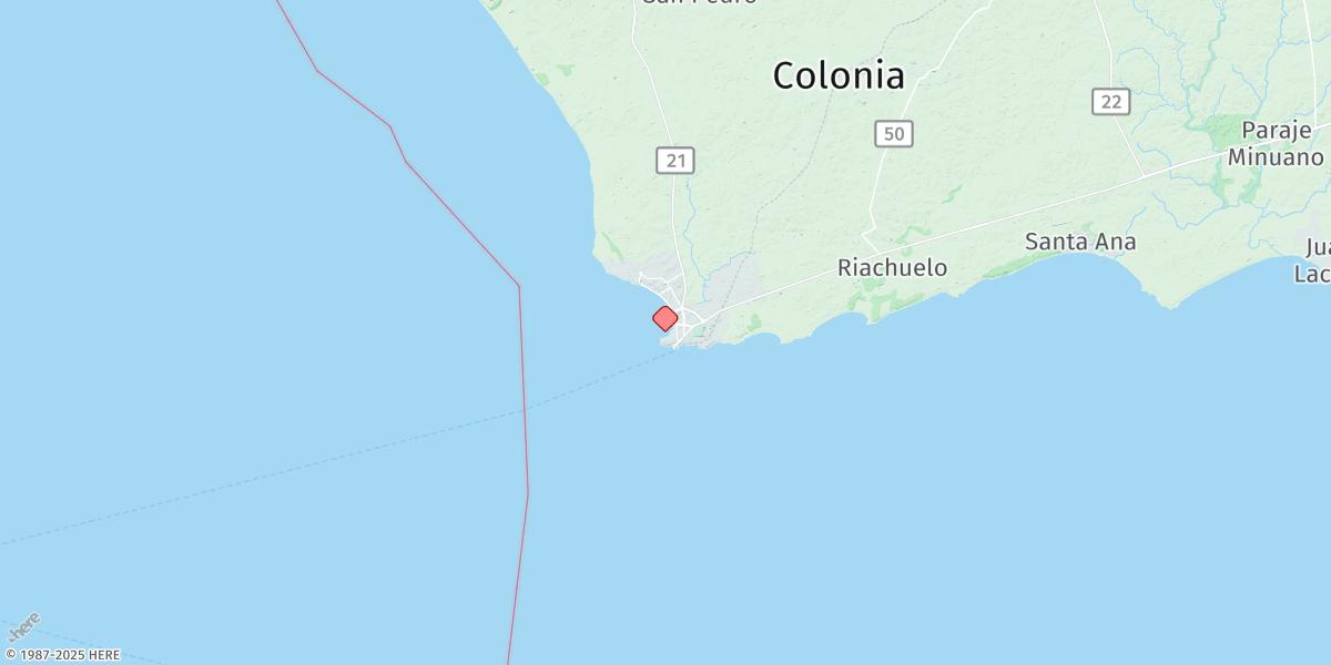 Map of Colonia
