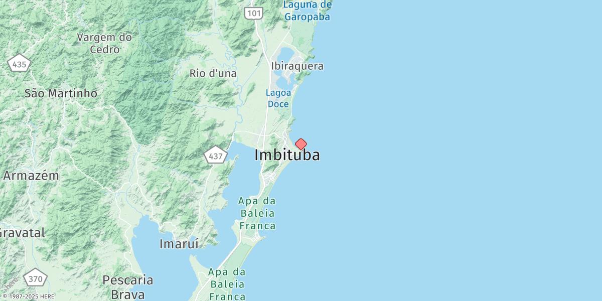 Map of Imbituba