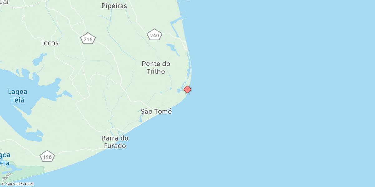 Map of Cabo De Sao Tome