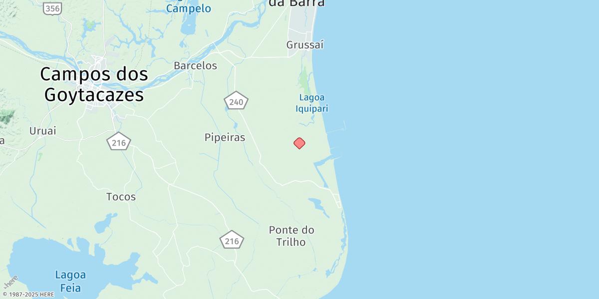Map of Porto Do Acu