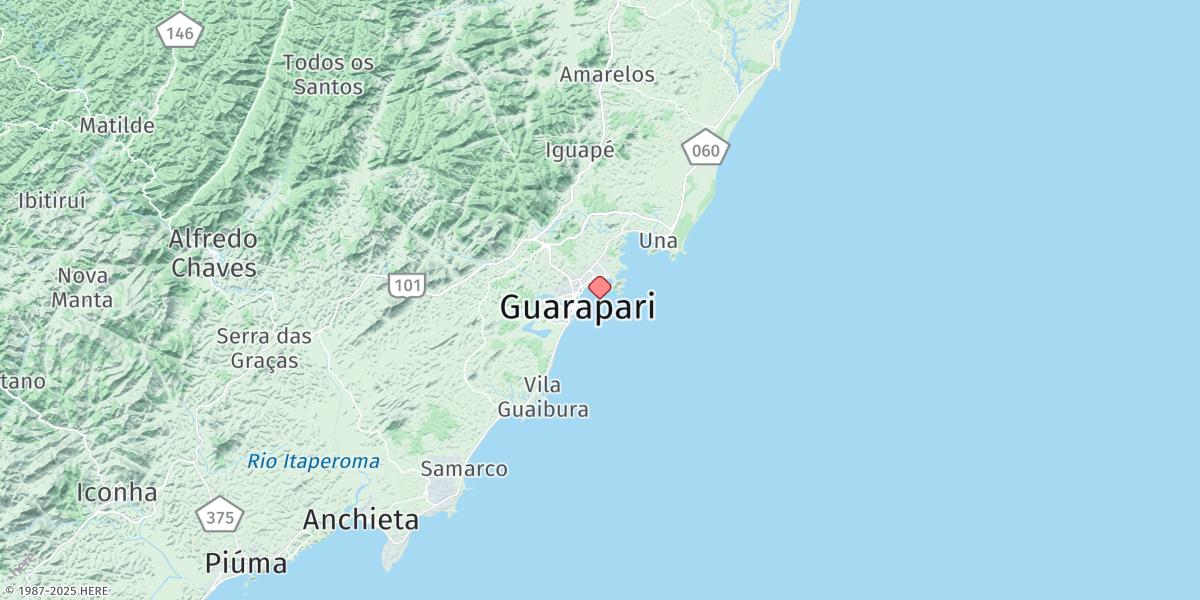 Map of Guarapari