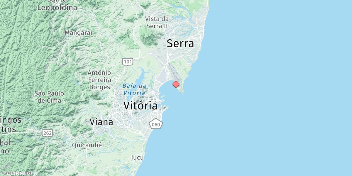 Map of Porto Do Tubarao
