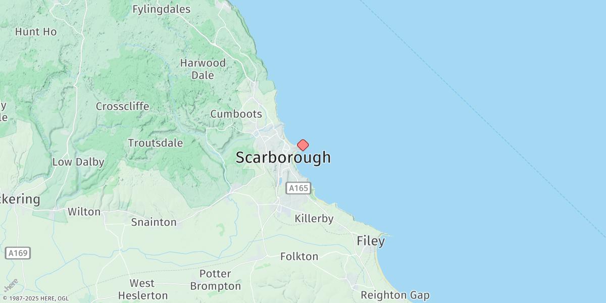 Map of Scarborough