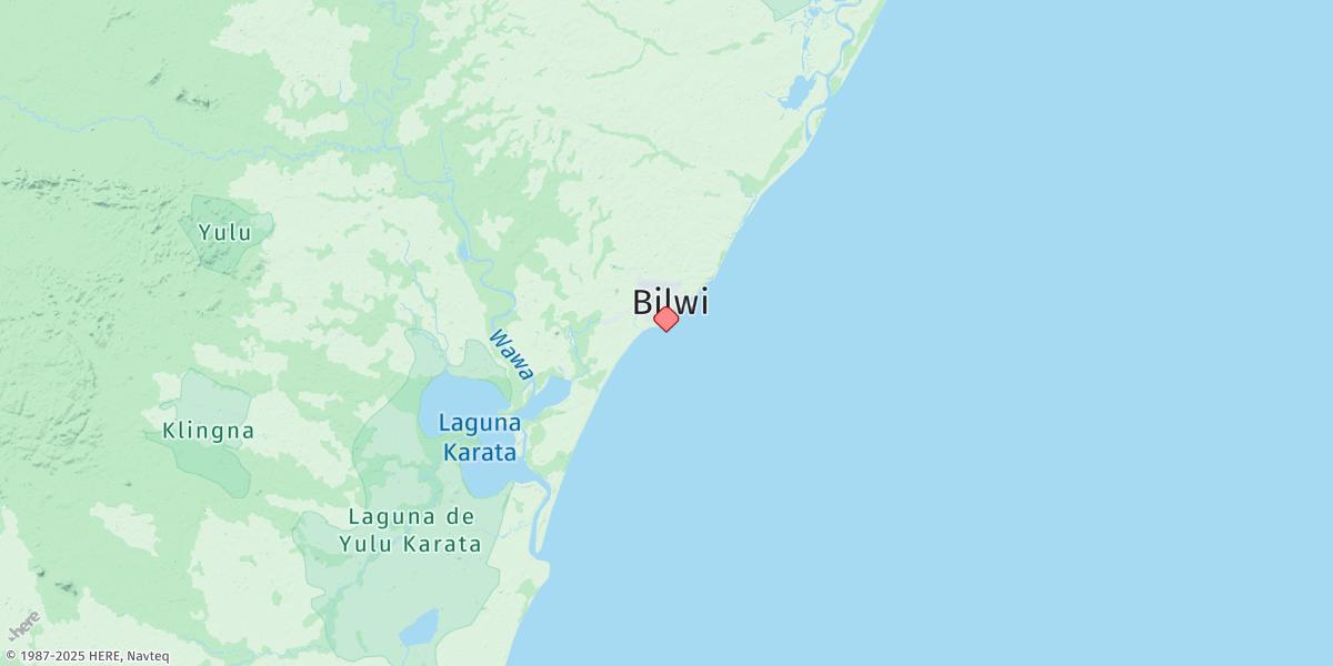 Map of Puerto Cabezas