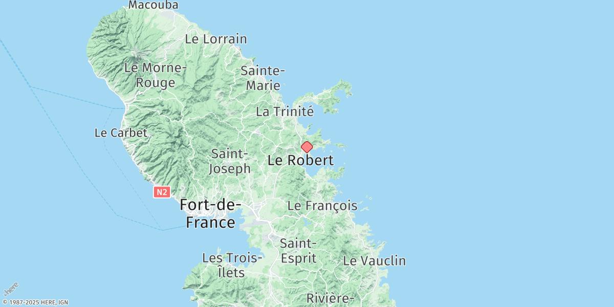 Map of Le Robert