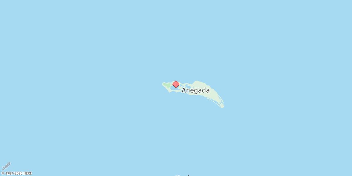 Map of Anegada