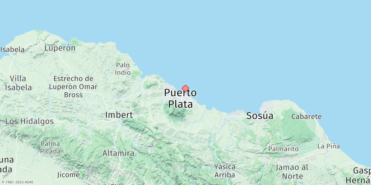 Map of Puerto Plata