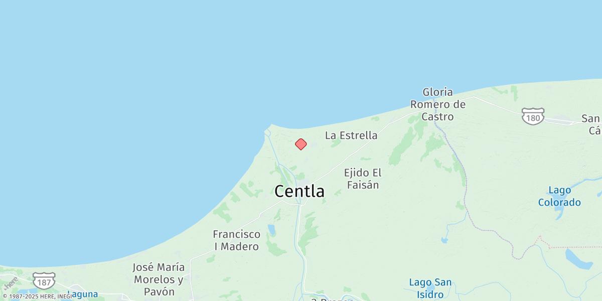 Map of Frontera (Alvaro Obregon)