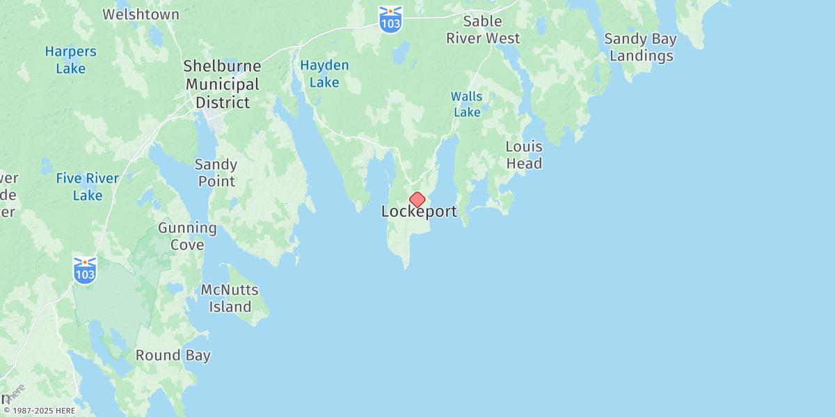 Map of Lockeport