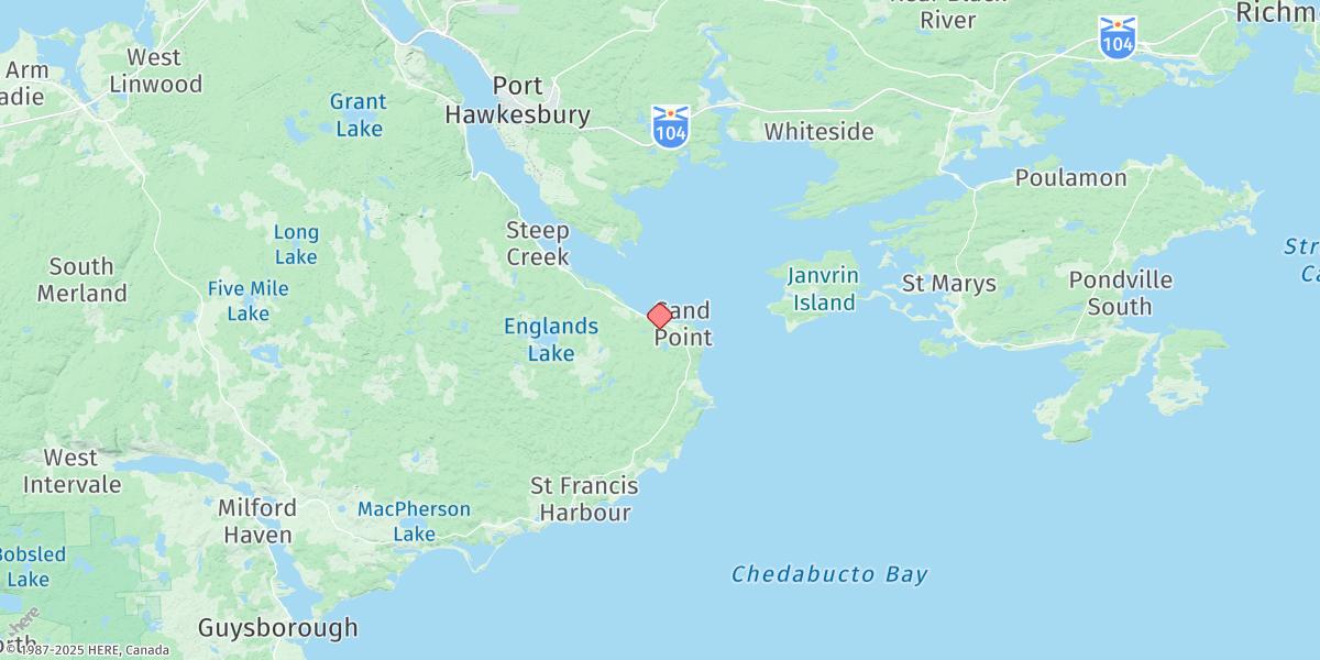 Map of Sand Point