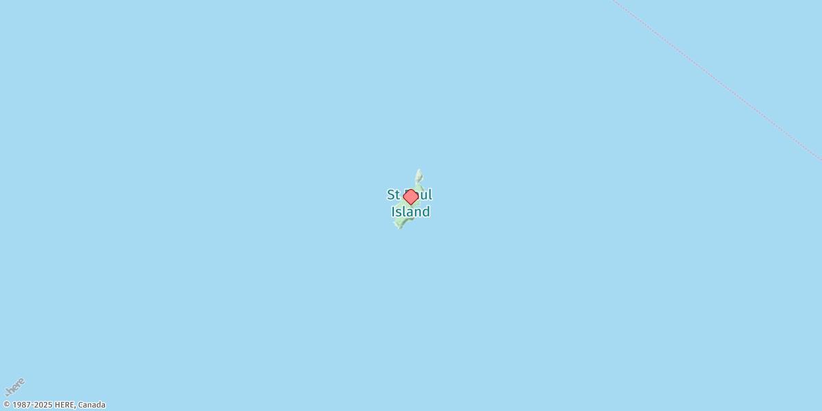 Map of St. Paul Island