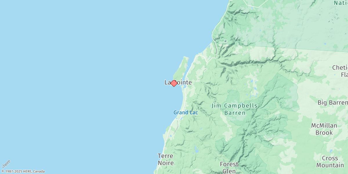 Map of La Pointe