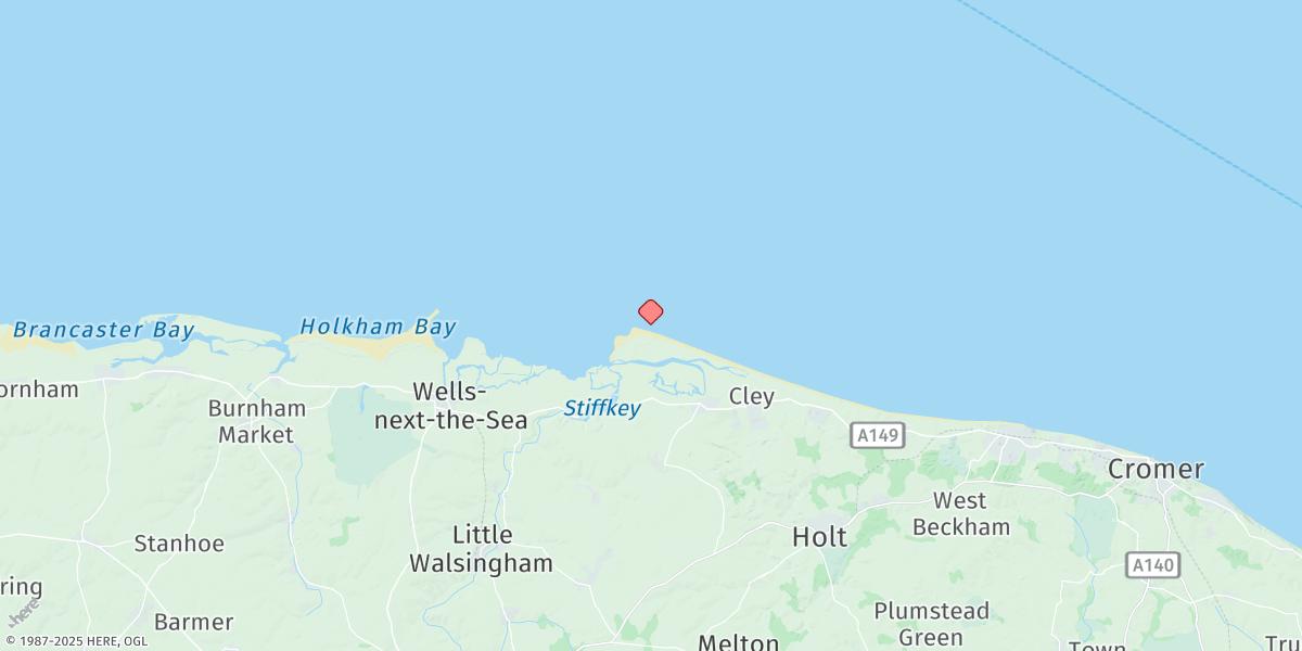 Map of Blakeney Bar