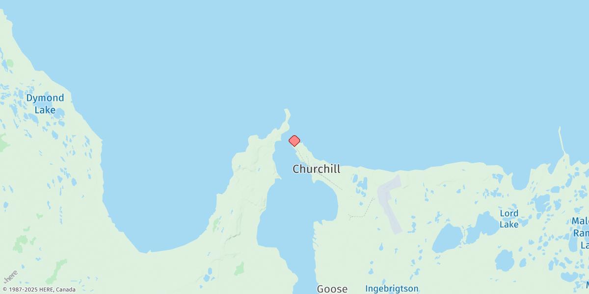 Map of Churchill