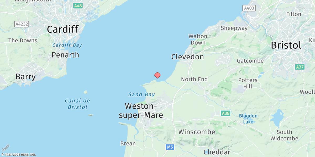 Map of St. Thomas's Head